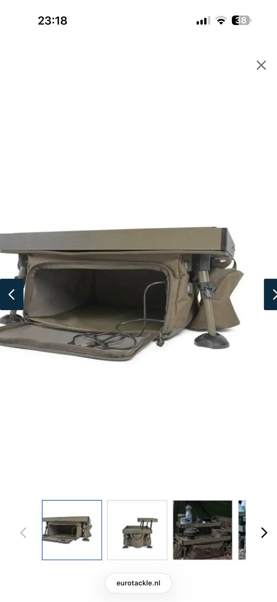 Avid Carp Compact Session Table - Ideaal voor karpervissen, Ophalen of Verzenden, Zo goed als nieuw