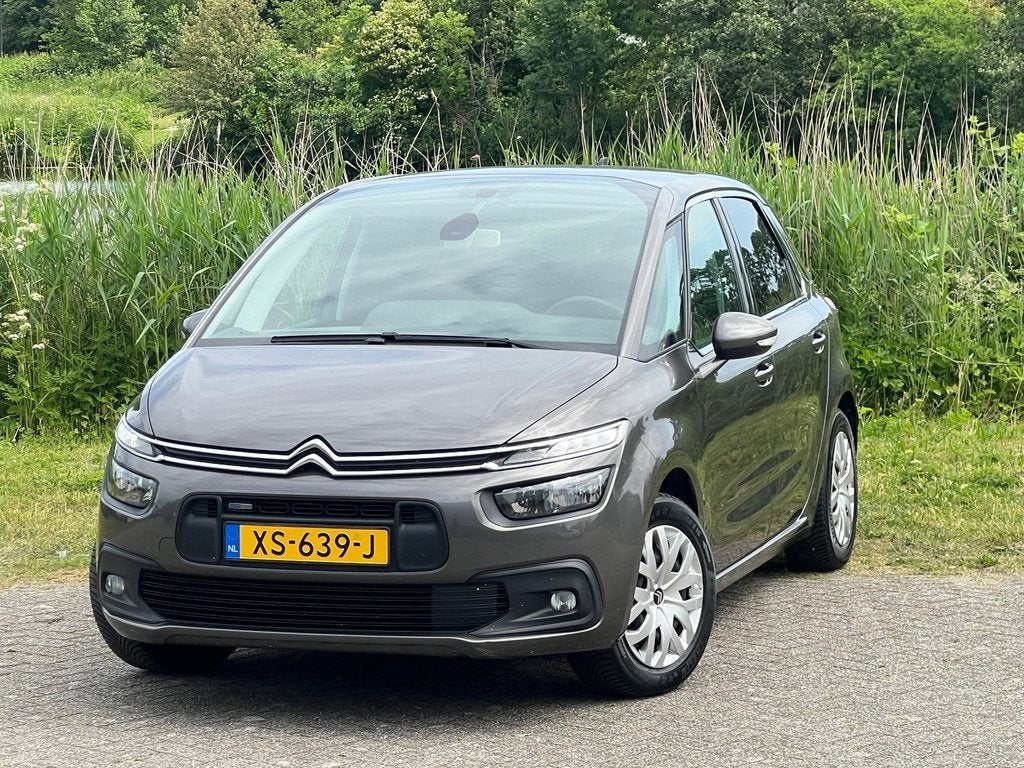 Citroen C4 Picasso 1.2 PureTech Selection-Gris Platinium-Car, Voorwielaandrijving, Stof, Gebruikt, Euro 6