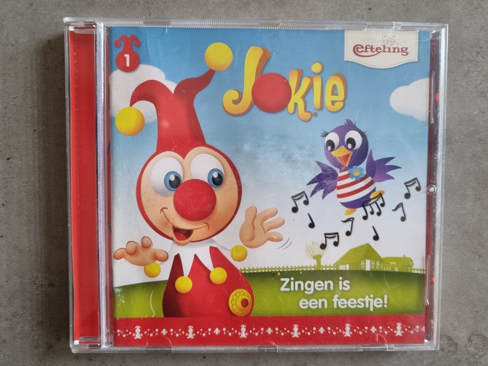 Orig,CD,Efteling,JOKIE"ZINGEN IS EEN FEESTJE!",Boekje,Igst!, Inclusief boekje, Tot 2 jaar, Ophalen of Verzenden, Zo goed als nieuw
