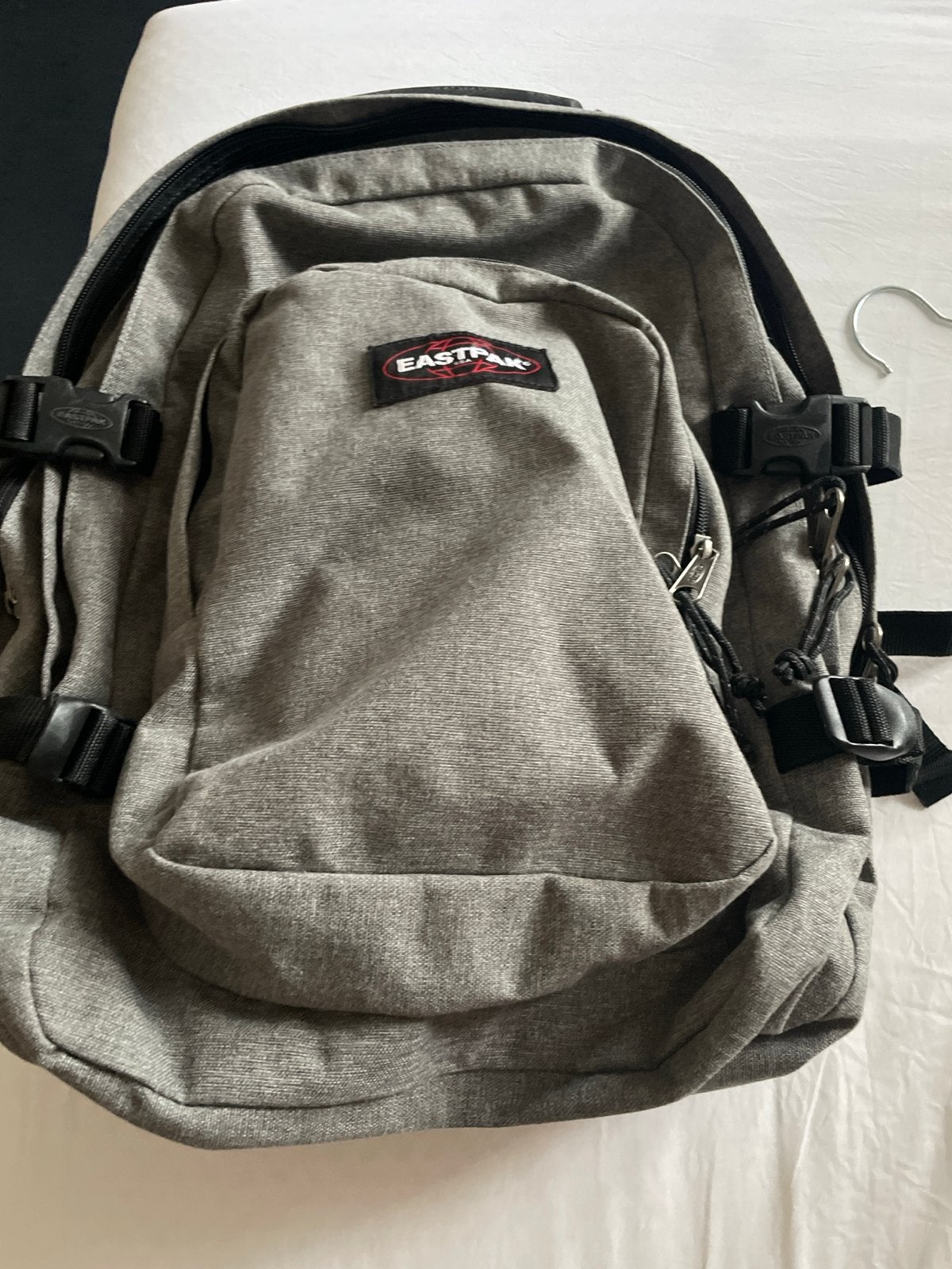 Eastpak Grijze Rugzak/Laptoptas - School & Werk, 45 tot 60 cm, 25 tot 40 cm, Ophalen of Verzenden, Zo goed als nieuw
