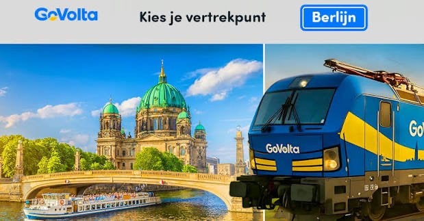 4 x retour treinticket naar Berlijn vanaf Amsterdam,Deventer, Drie personen of meer, Trein, Buitenland, Algemeen kaartje