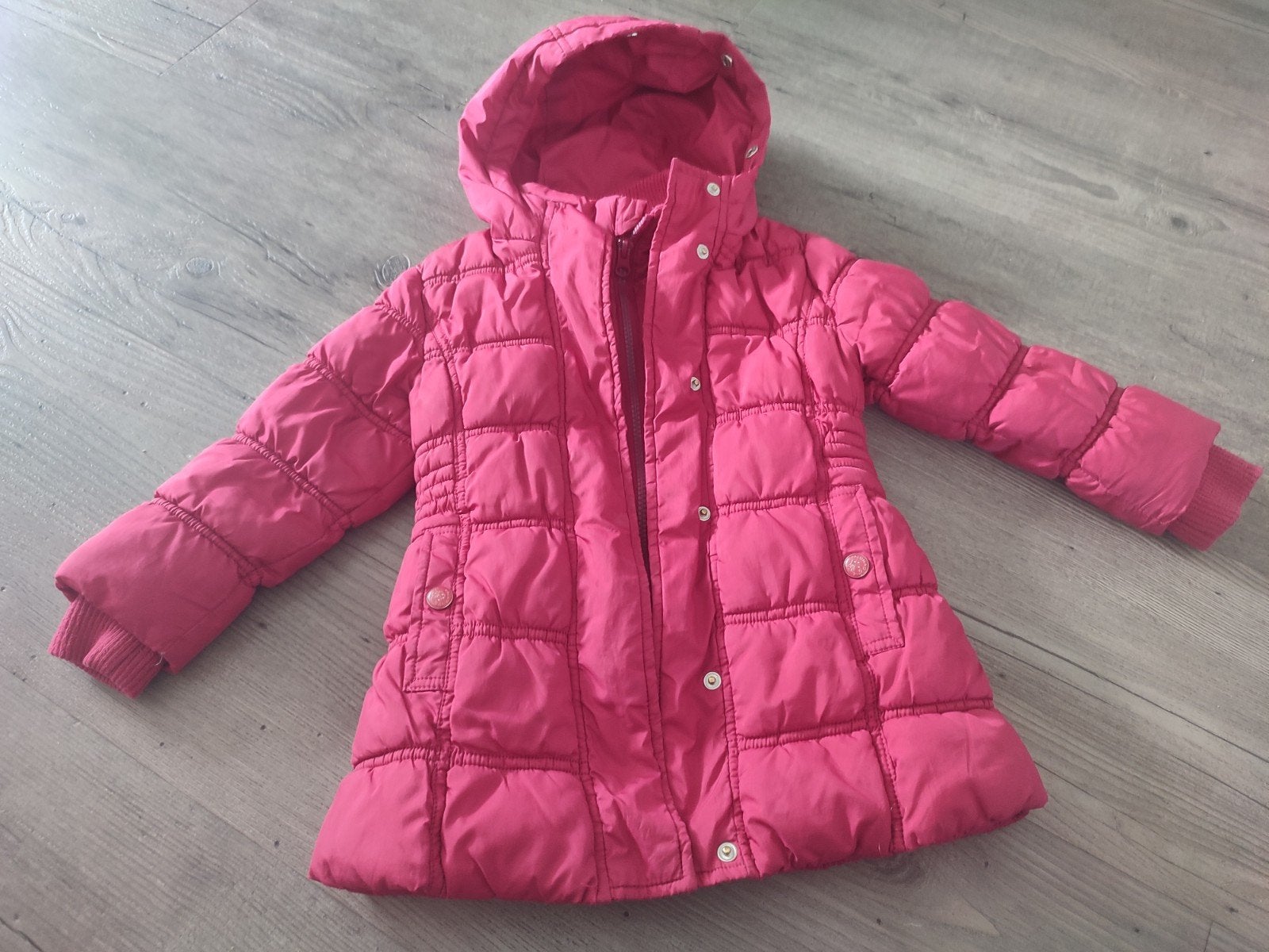 palomino roze winterjas maat 98, Ophalen of Verzenden, Gebruikt, Meisje, Jas
