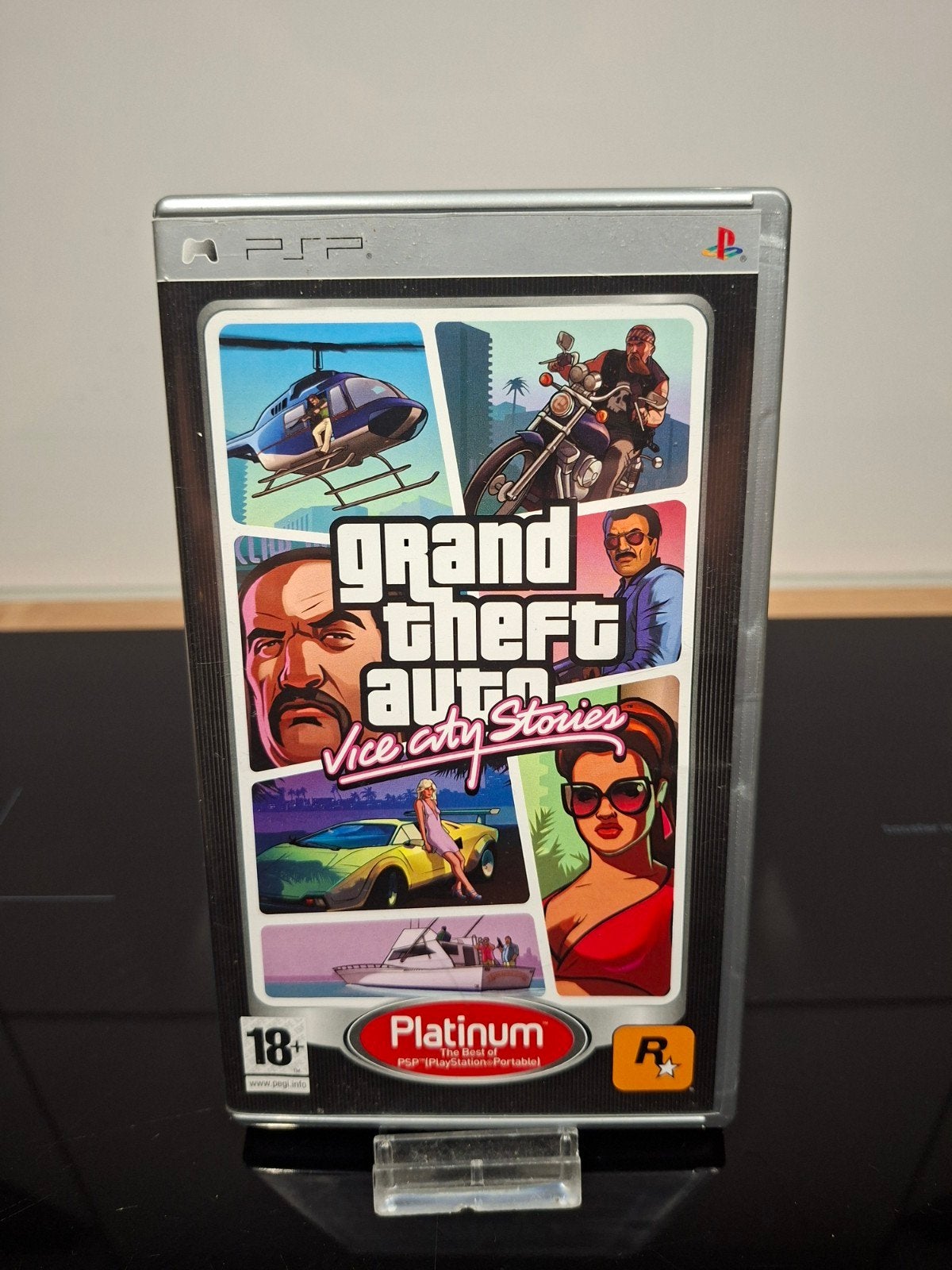 Grand Theft Auto: Vice City Stories PSP Platinum, Spelcomputers en Games, Spelcomputers | Sony PSP, Ophalen of Verzenden, Zo goed als nieuw