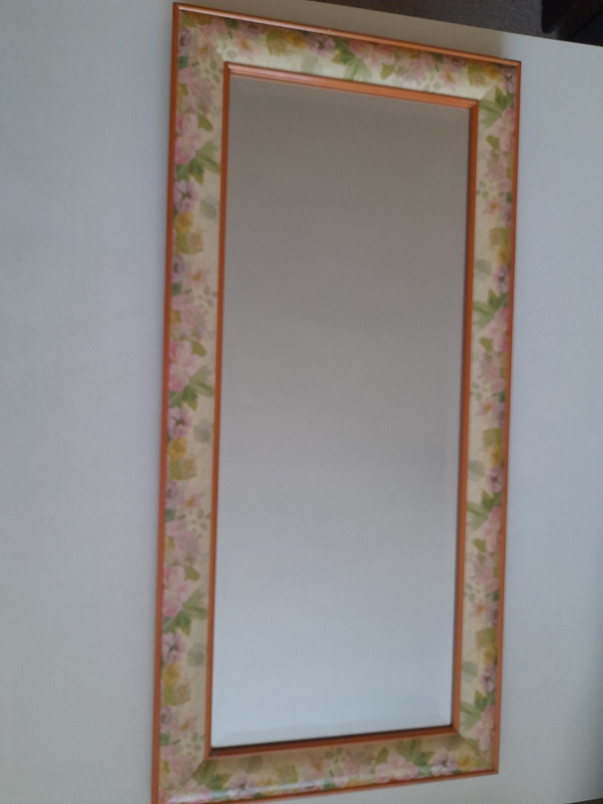 Spiegel facetgeslepen glas  - zgan, Ophalen, Minder dan 50 cm, Zo goed als nieuw, Minder dan 100 cm
