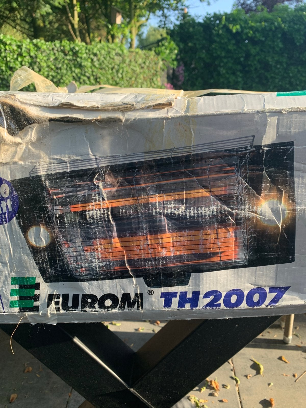 Nieuwe Eurom TH2007 Staande Terrasheater - 2000 Watt, Vloer, Nieuw, Waterbestendig, Ophalen