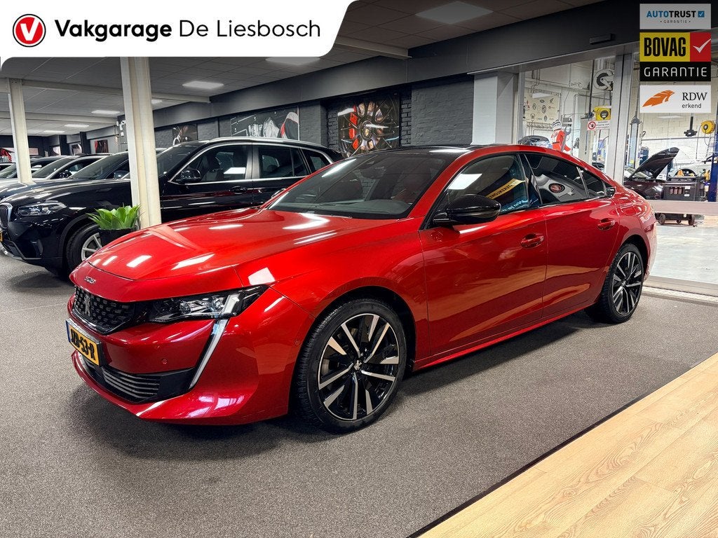 Peugeot 508 1.6 HYbrid GT 225pk Panorama-dak / Leder / Led /, Gebruikt, Euro 6, 4 cilinders, 181 pk