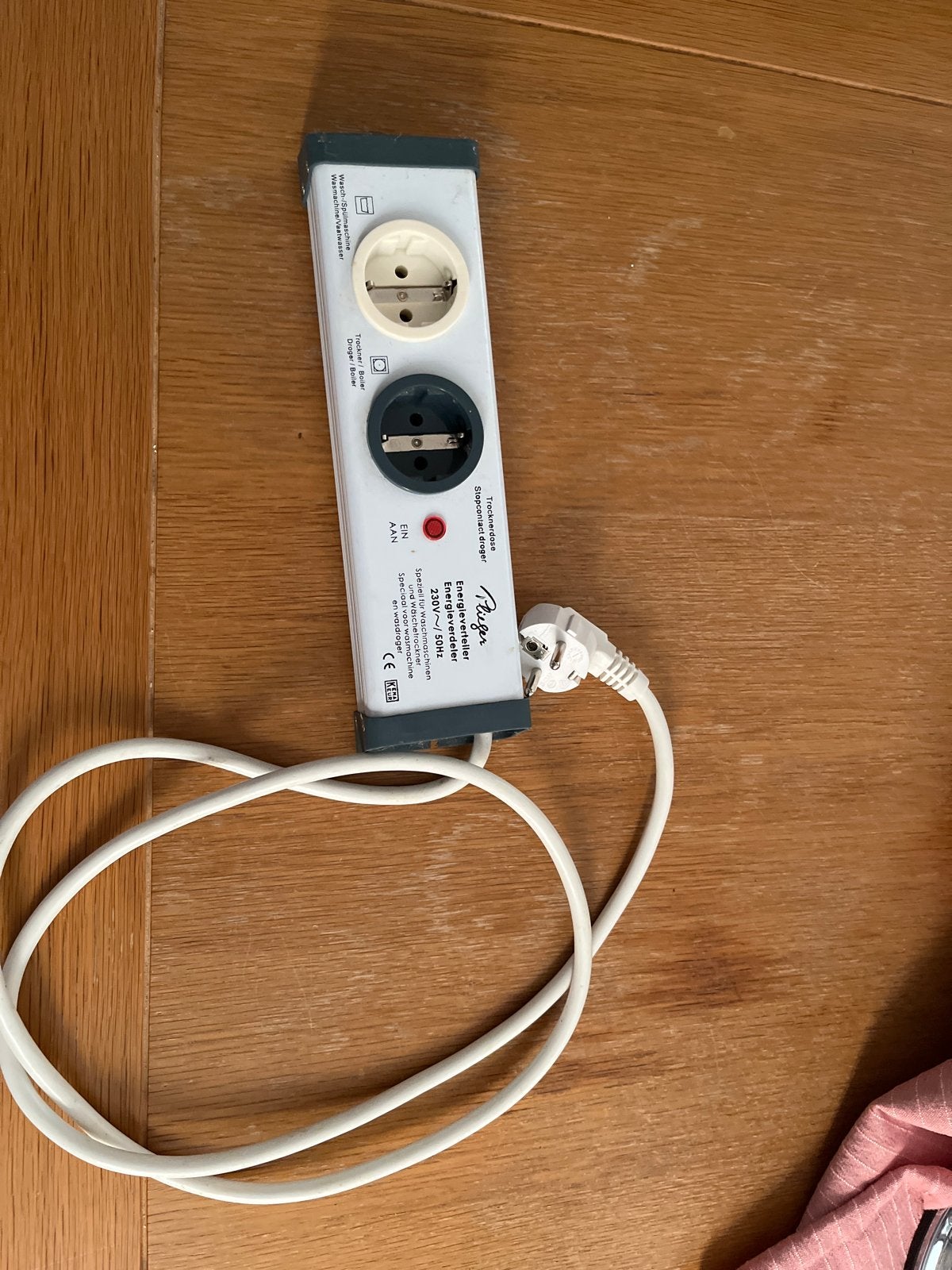 Plieger Energieverdeler voor wasmachine en droger, Ophalen, Gebruikt