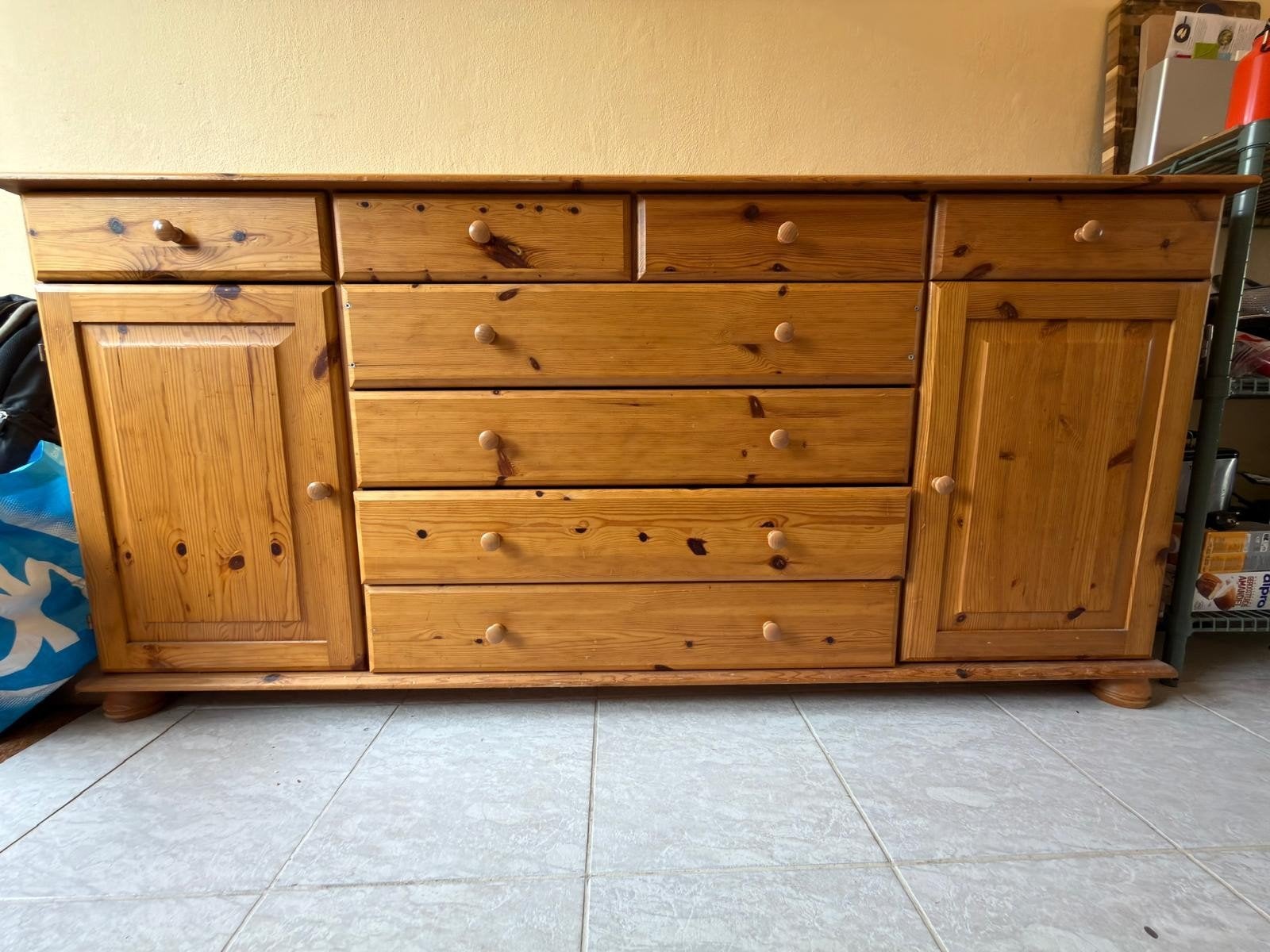 Grenen dressoir, gratis op te halen, Huis en Inrichting, Kasten | Dressoirs, Ophalen, Gebruikt, 25 tot 50 cm