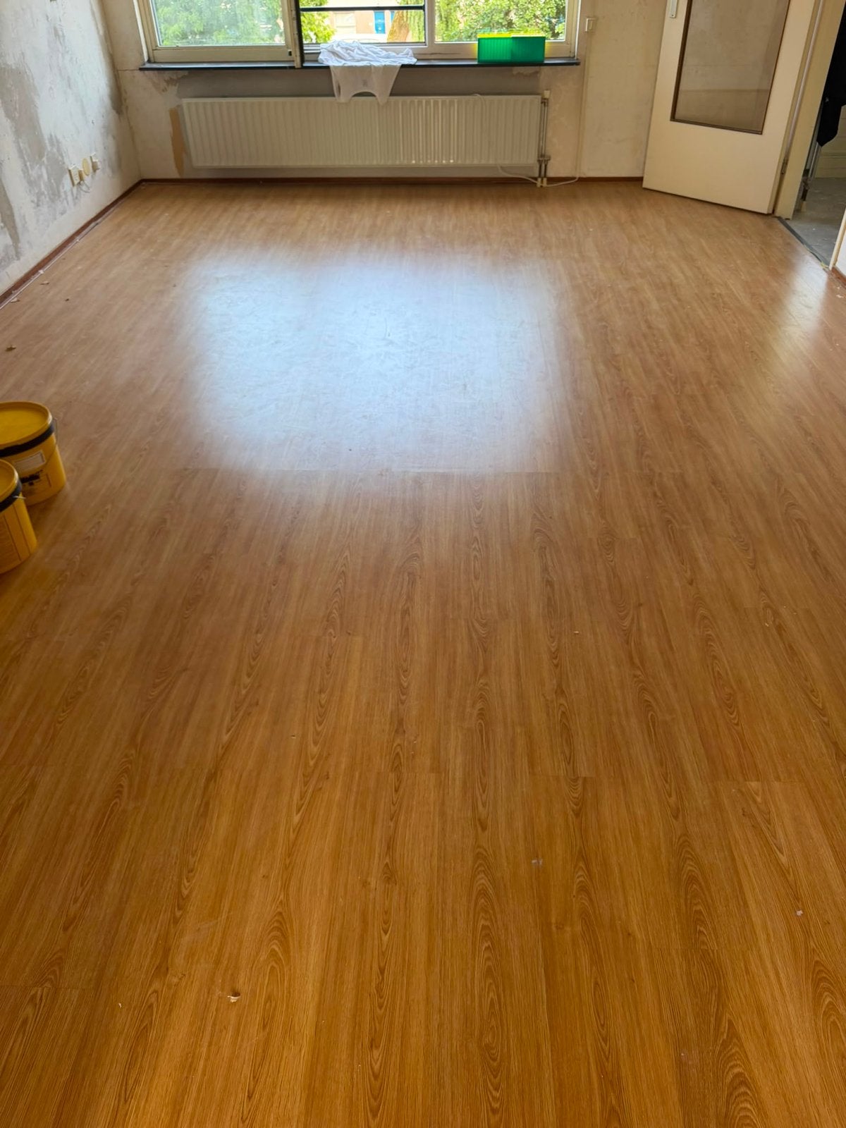 Nette laminaatvloer - zelf verwijderen en meenemen, Ophalen, Gebruikt, Bruin, 25 tot 50 m²