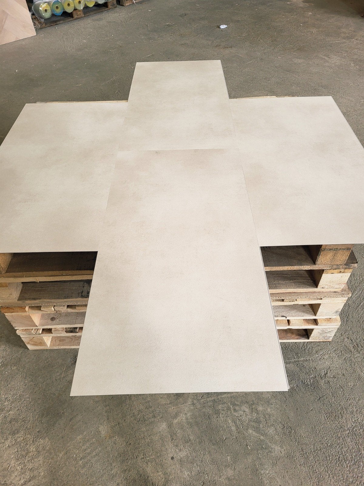 Pvc Vloer Beige Tegelpvc (Nieuw in doos), Ophalen of Verzenden