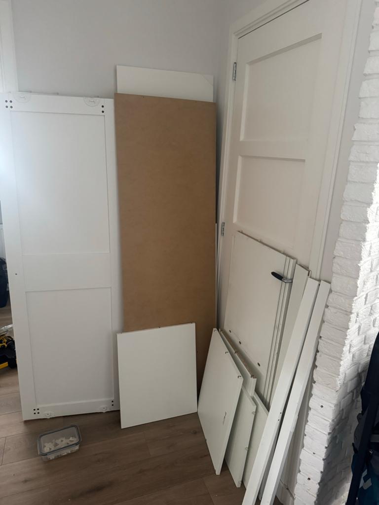 IKEA Hauga kledingkast - Zo goed als nieuw, Ophalen, 100 tot 150 cm, 200 cm of meer, Zo goed als nieuw