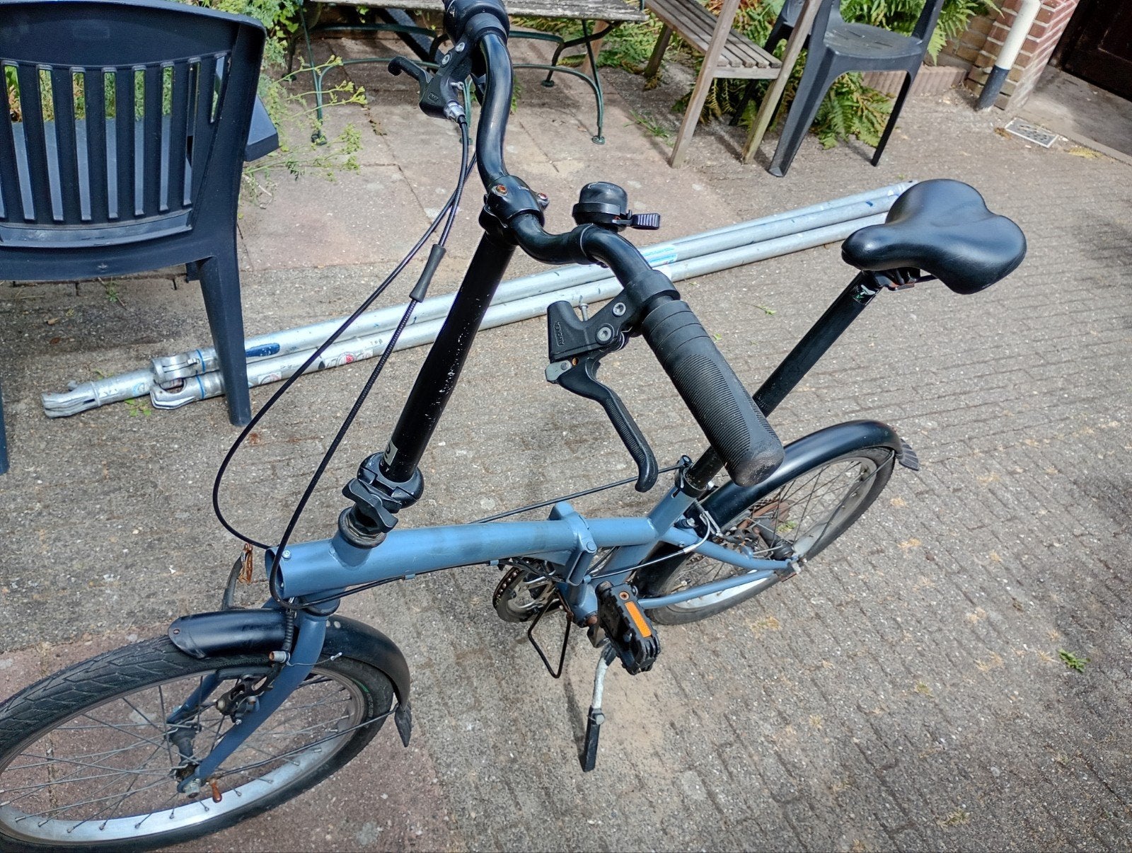 Opvouwbare stationsfiets - Handrem te vervangen, Fietsen en Brommers, Fietsen | Vouwfietsen, Ophalen of Verzenden