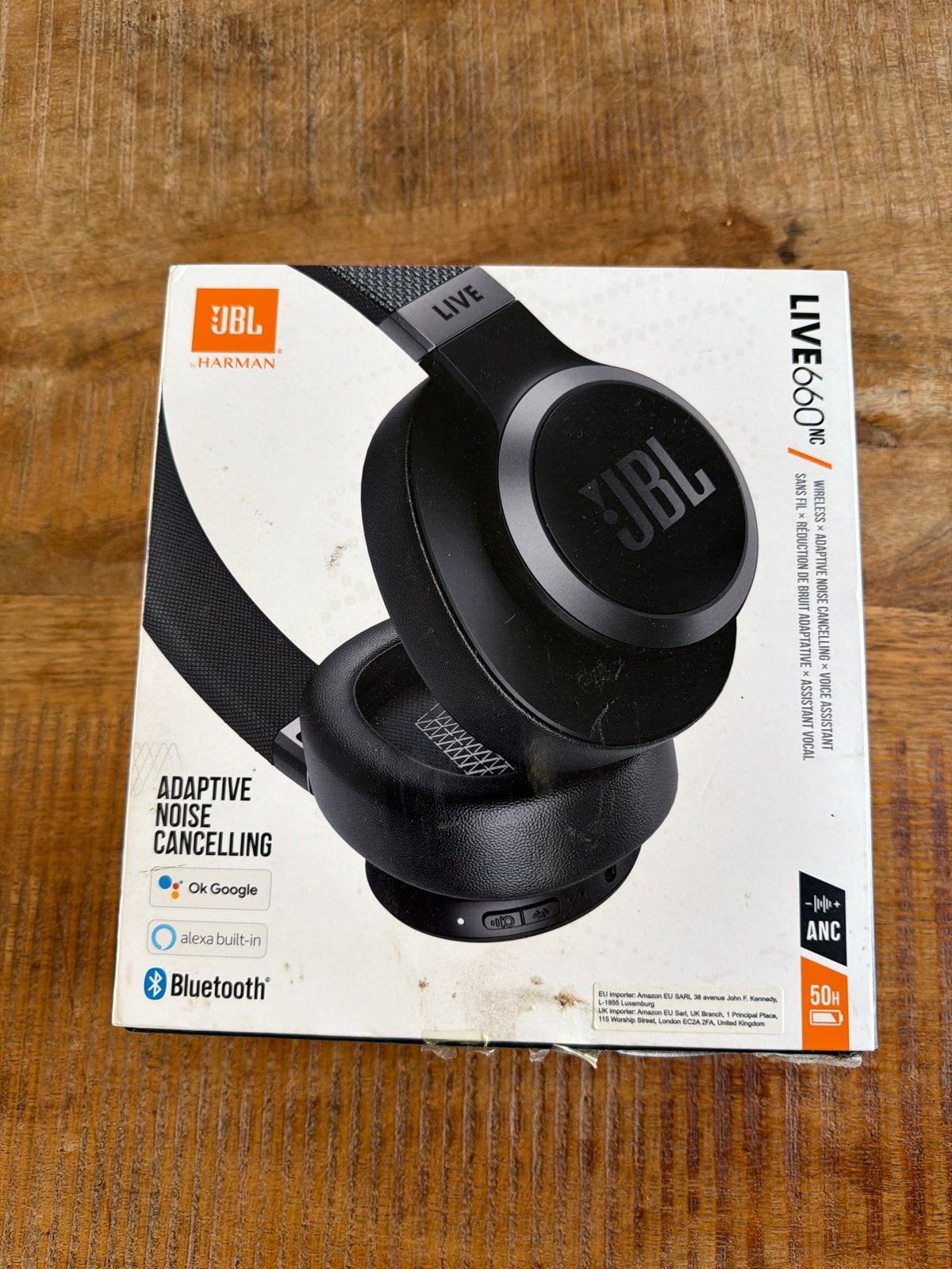 JBL LIVE 660NC Draadloze Over-ear Koptelefoon met ANC