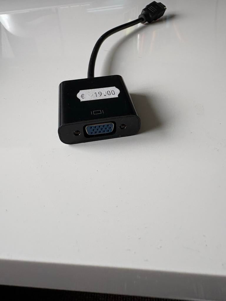 HDMI naar VGA Adapter Kabel - Zo goed als nieuw, Ophalen of Verzenden, Zo goed als nieuw, Minder dan 2 meter, Overige kabels