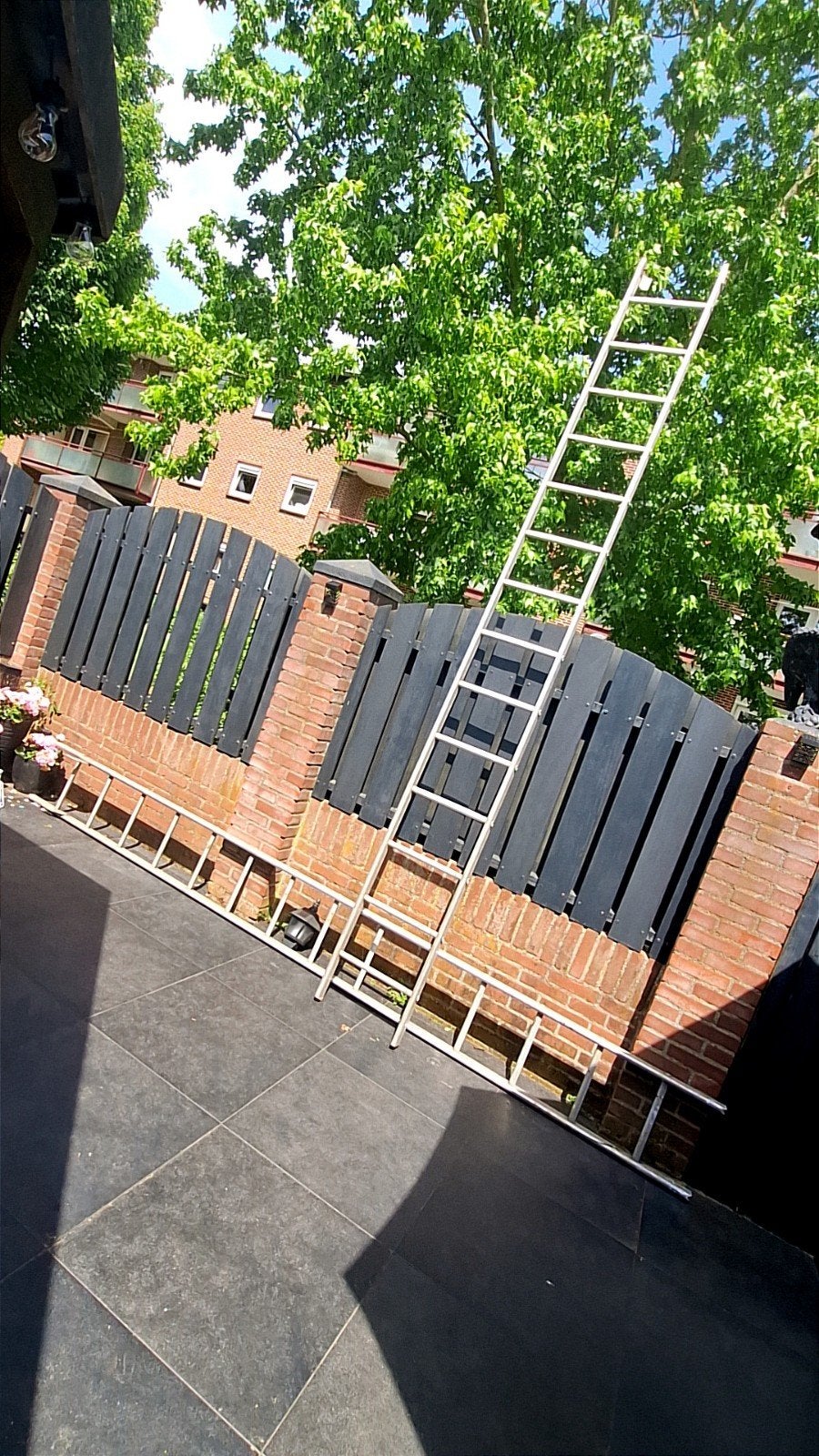 uitschuifbare ladder Aluminium, Ophalen, 4 meter of meer