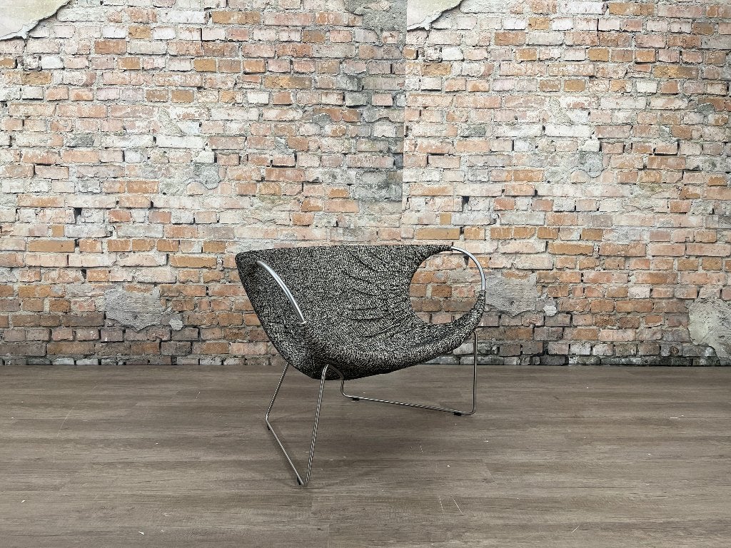 Moroso Smock Fauteuil – Zwart wit | Patricia Urquiola, Ophalen, Design, Nieuw, 75 tot 100 cm
