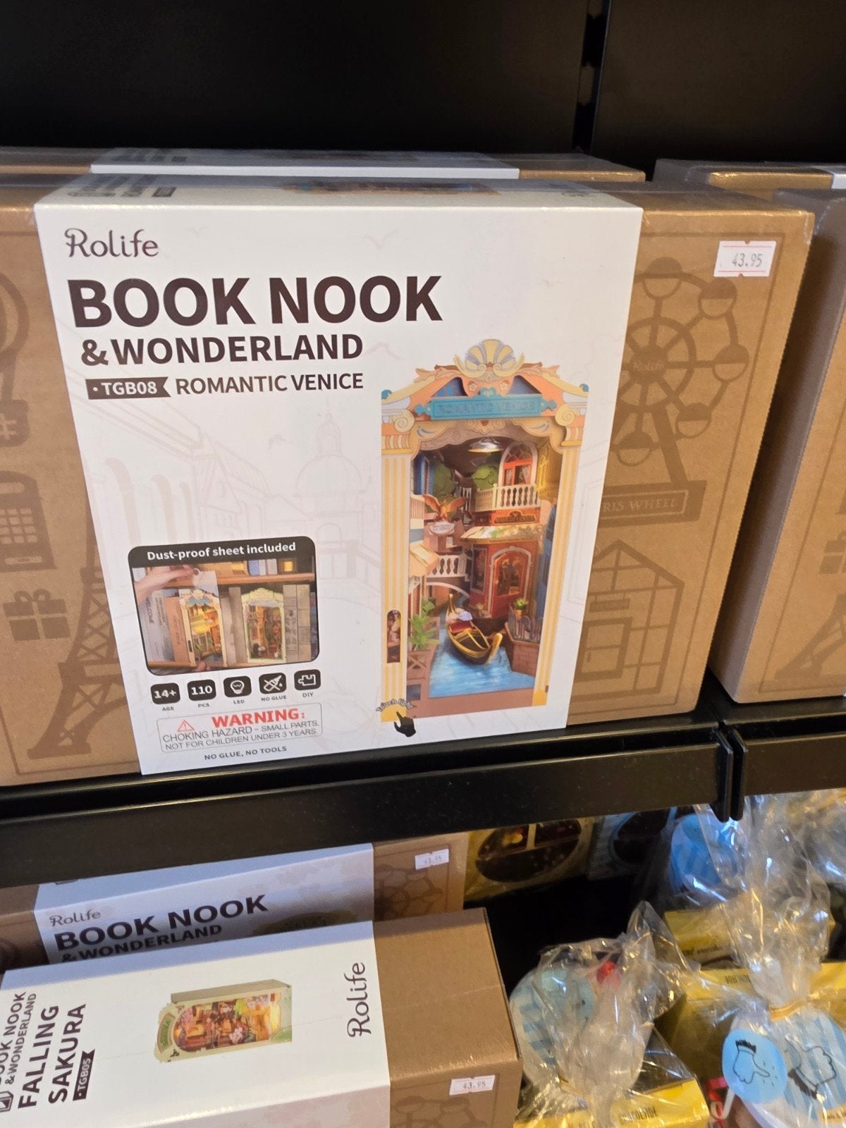 Rolife Book Nook TGB08 Romantic Venice Bouwpakket, Ophalen of Verzenden, Nieuw