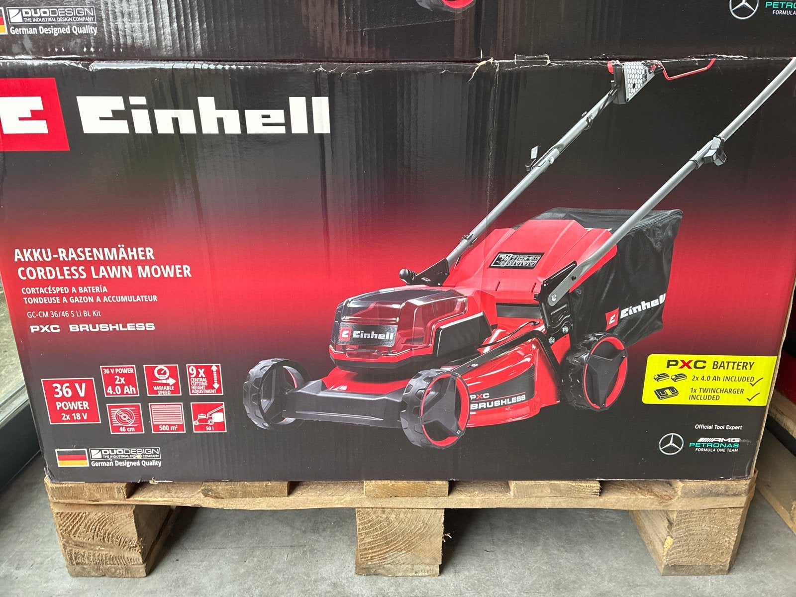 Einhell Accu-grasmaaier GC-CM 36/46 Li BL - Nieuw, Cirkelmaaier, Accu-grasmaaier, Nieuw, Ophalen of Verzenden