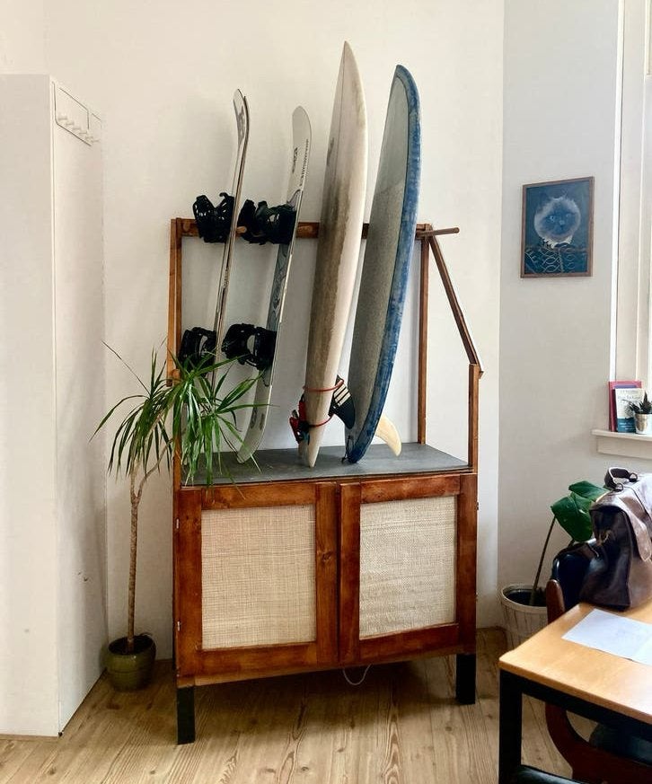 Surf rek - snowboard rek - boardkast - surf&snowboardopslag, Ophalen, Gebruikt, Overige typen
