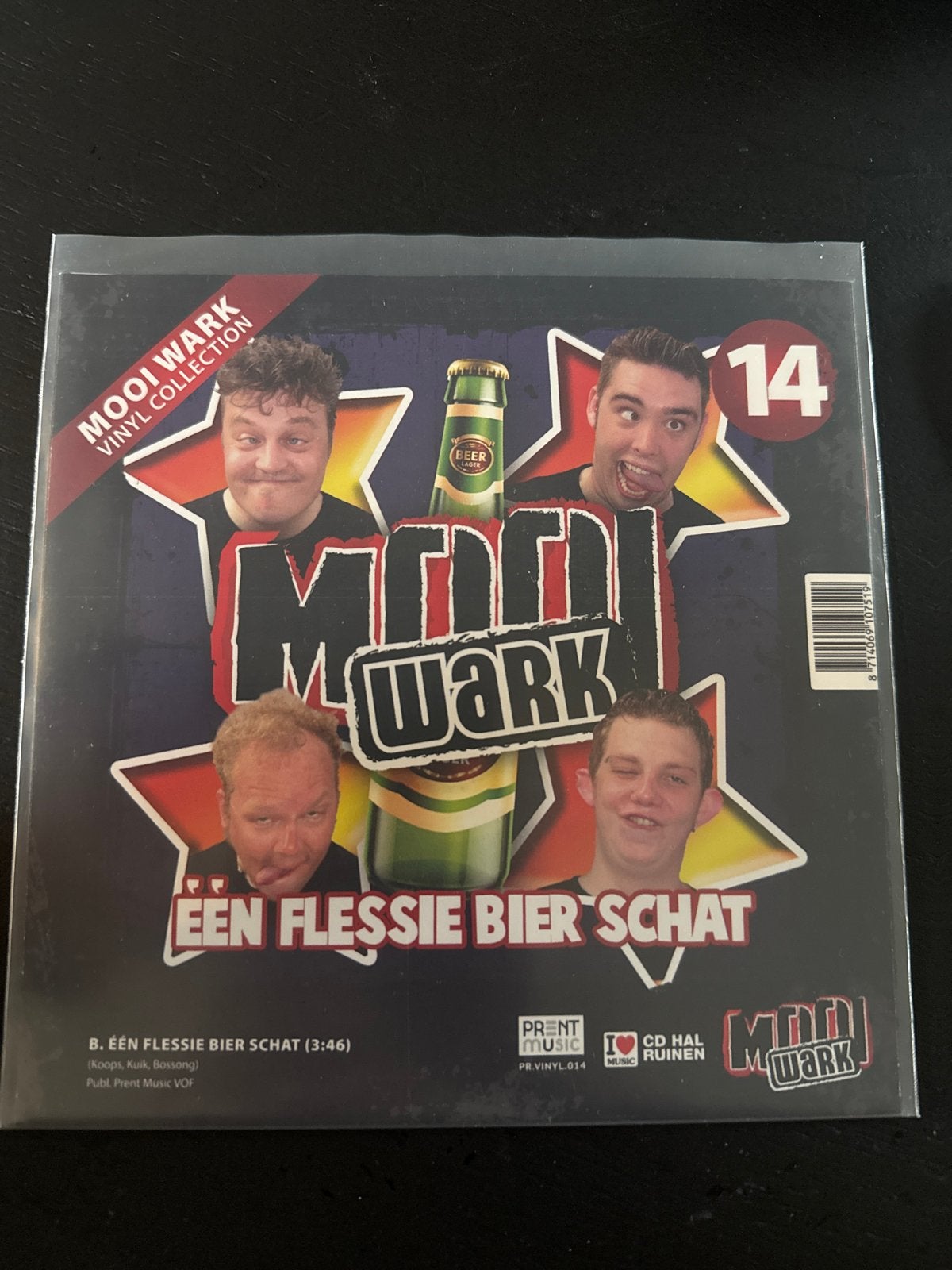 Mooi Wark - Een Flessie Bier Schat Vinyl Single, LP, 7 inch, Ophalen of Verzenden, Zo goed als nieuw