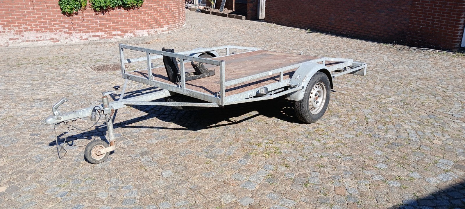 nette motortrailer, plateau aanhanger, Ophalen, Nieuw