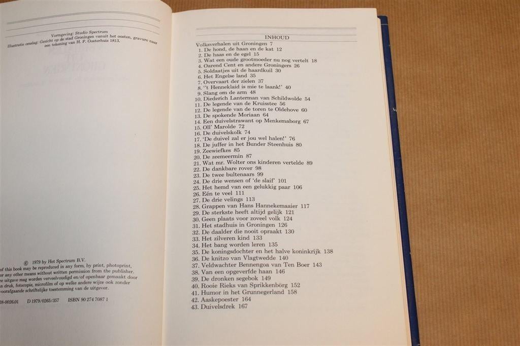 Volksverhalen uit Groningen — Tj.W.R. de Haan, Ophalen of Verzenden, Gelezen