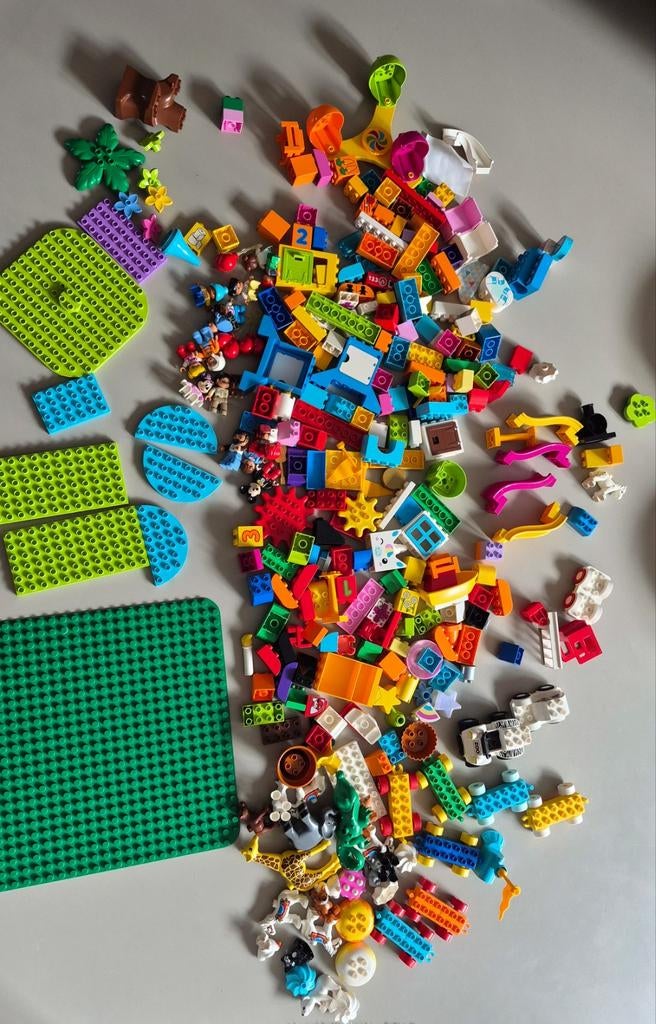 Grote Duplo collectie: kermis, meidenslaapkamer, treinen, Ophalen, Duplo