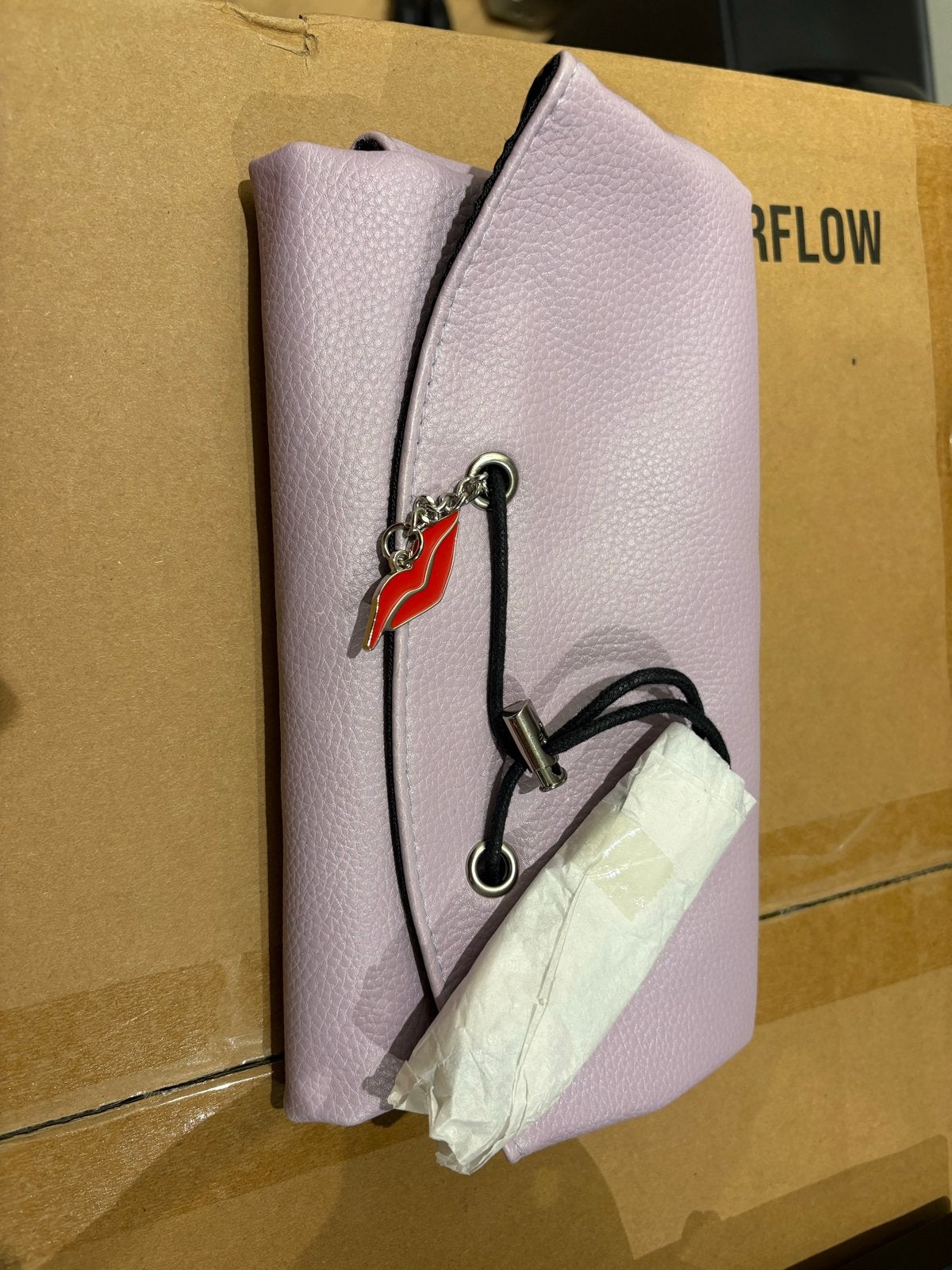 Donna May London Make-up Bag, Ophalen, Nieuw, Paars, Softcase