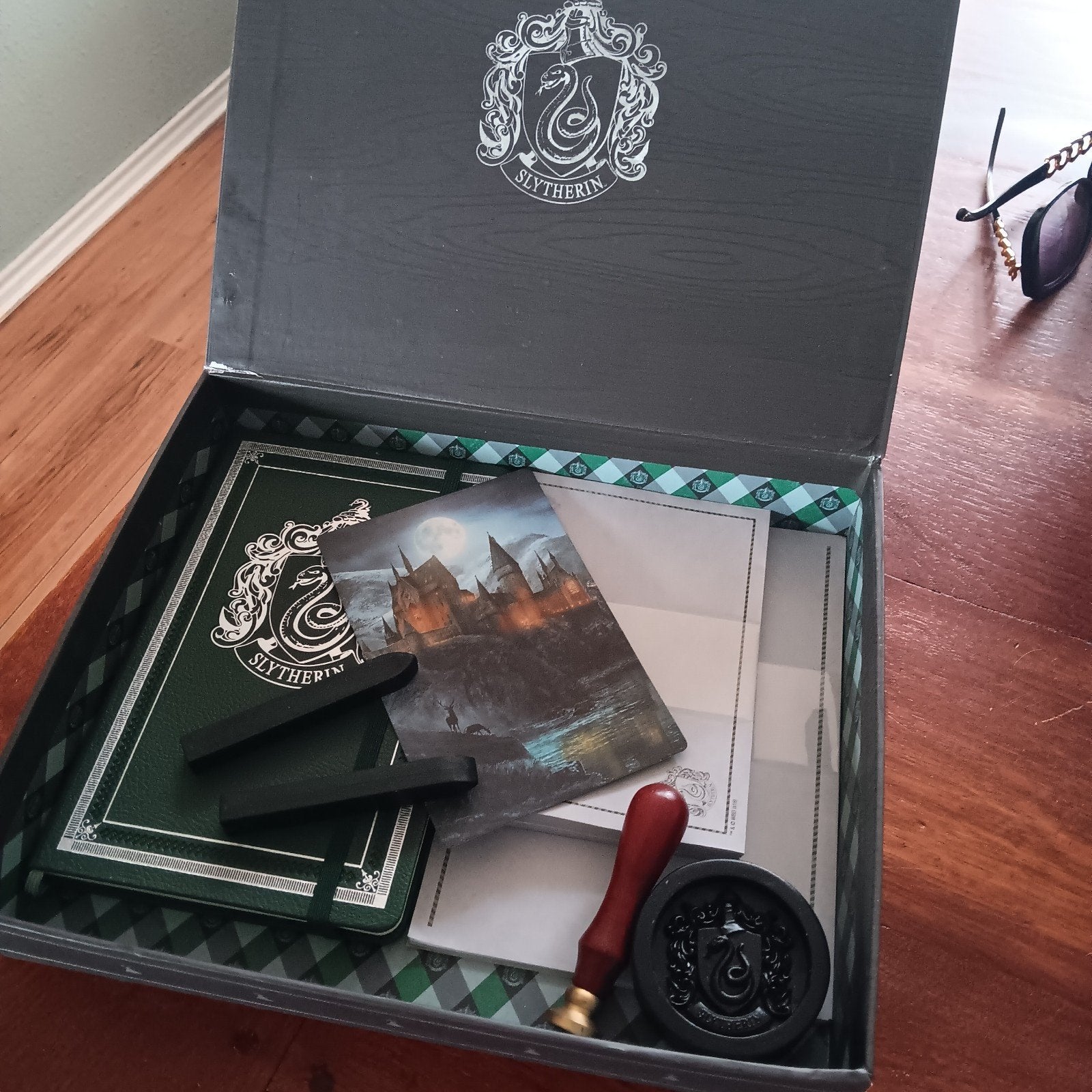 Harry Potter Slytherin Schrijfset - z.g.a.n., Verzamelen, Harry Potter, Ophalen of Verzenden