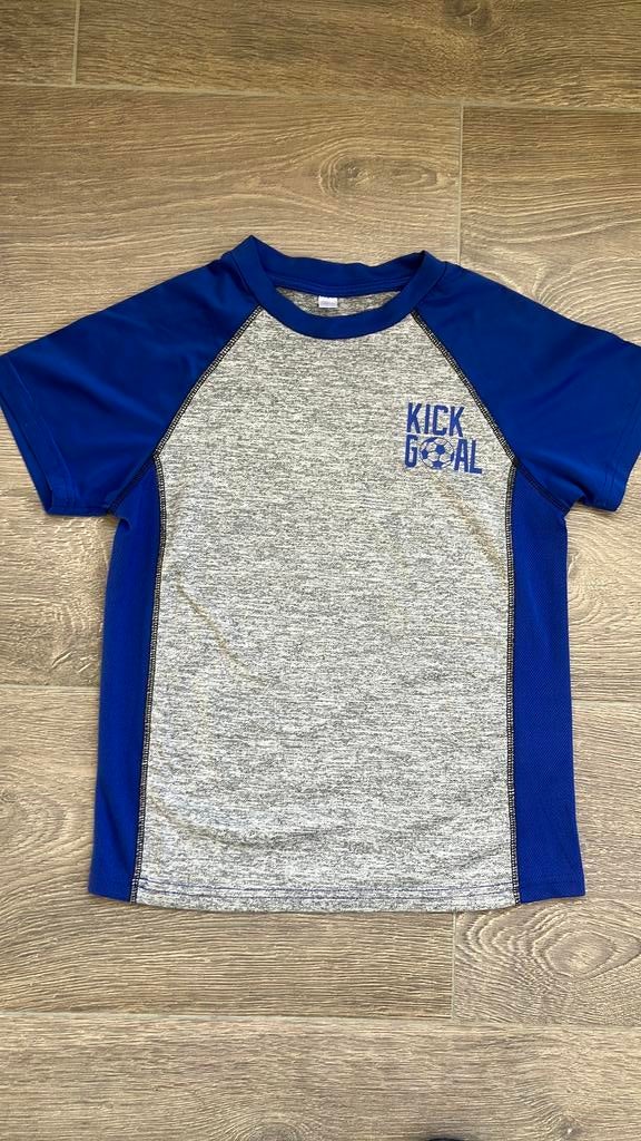 T-Shirt sport voetbal gym 134 140, Ophalen of Verzenden, Gebruikt, Jongen, Sport- of Zwemkleding