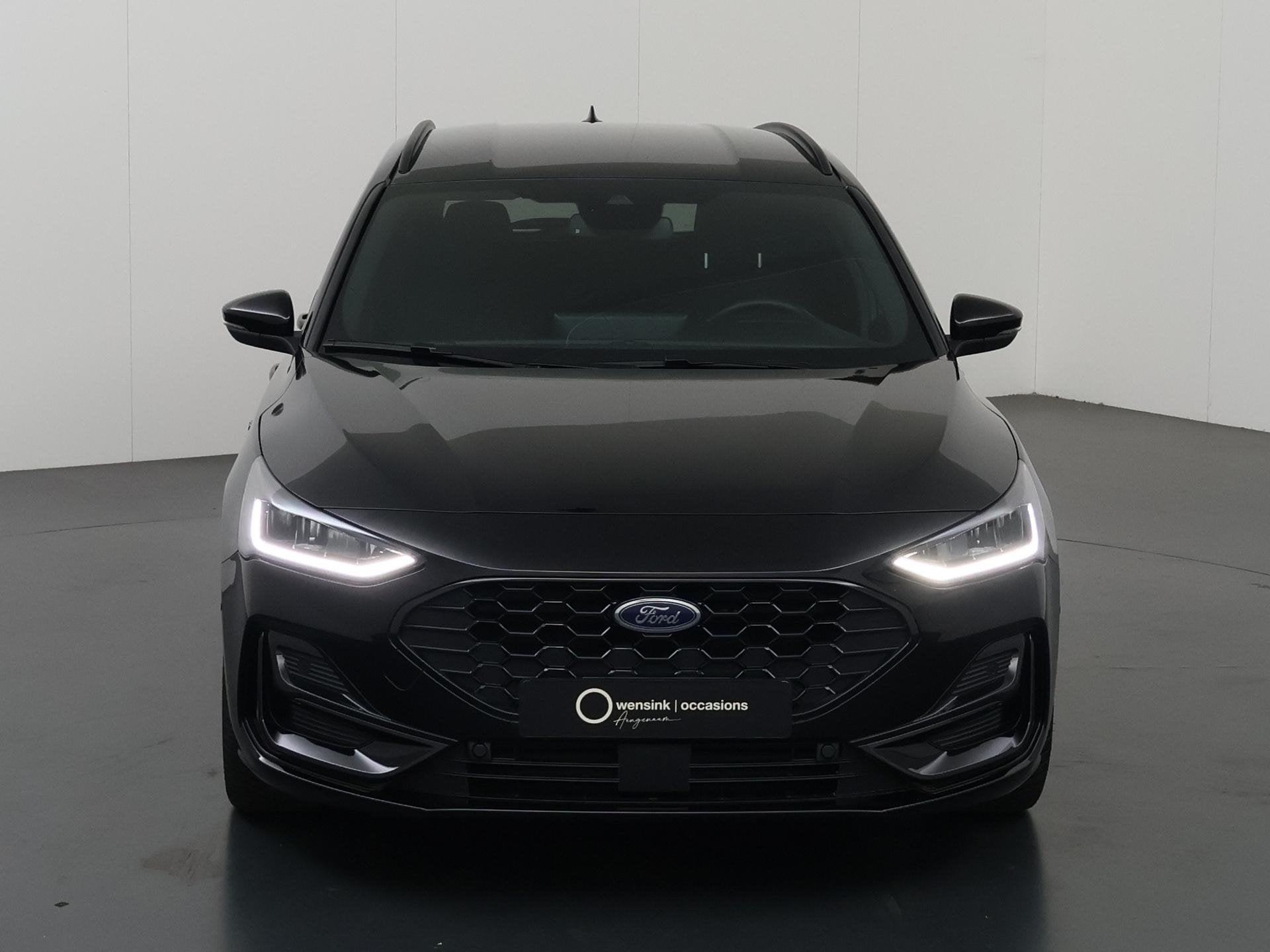 Ford Focus Wagon 1.0 EcoBoost Hybrid ST Line X 155pk Automaa, Auto's, Stof, Gebruikt, Zwart, 155 pk