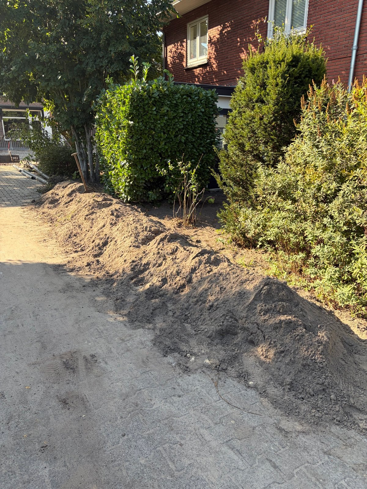 Ophoogzand / Zwartzand - Grote hoeveelheid beschikbaar, Ophalen, Gebruikt, Straatzand