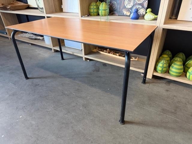Kantinetafel / tafel/ eettafel 160x80xH75 cm, 1 stuk, Huis en Inrichting, Tafels | Eettafels, Gebruikt, Rechthoekig, 50 tot 100 cm
