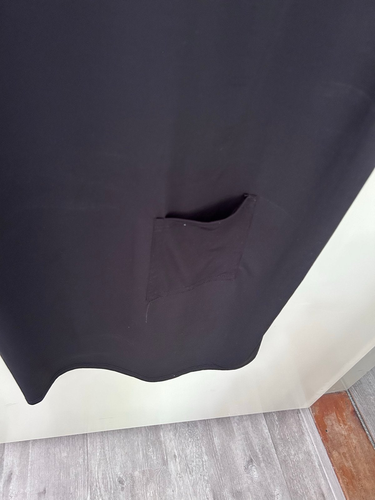 Zusss zwart jurkje met driekwart mouw en zakje, Ophalen of Verzenden, Gedragen, Maat 38/40 (M), Zwart