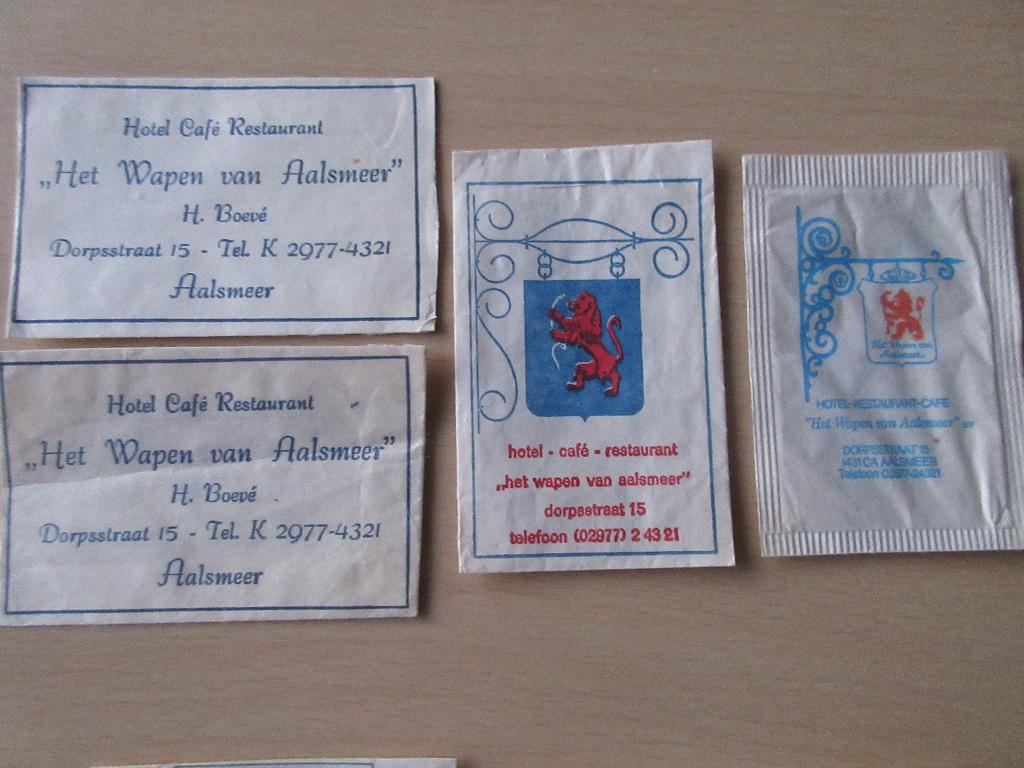 4 x Aalsmeer, hotel-café-rest. Het Wapen van Aalsmeer, Verzenden, Nederland