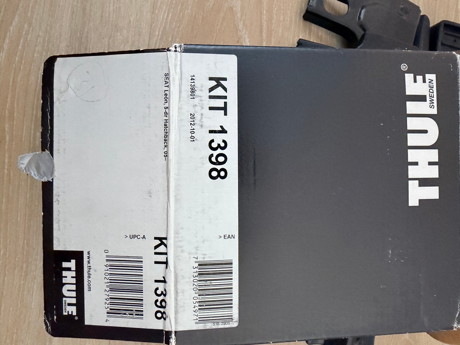 Thule Kit 1398 voor Seat Leon (2005-2012) - Dakdrager Bevest, Auto diversen, Ophalen of Verzenden, Gebruikt