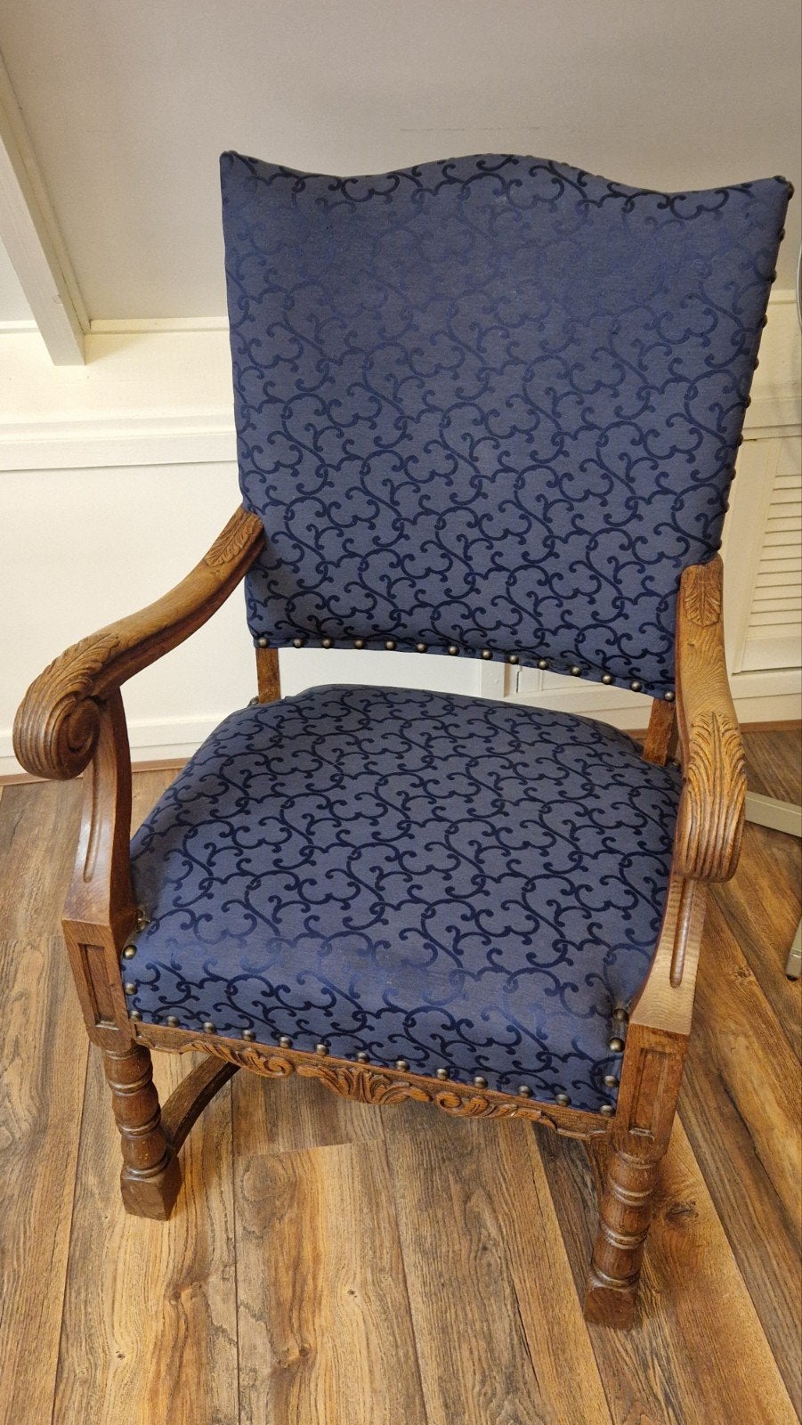 Klassieke Lodewijk XIV Stijl Fauteuil  2 stuks, Ophalen
