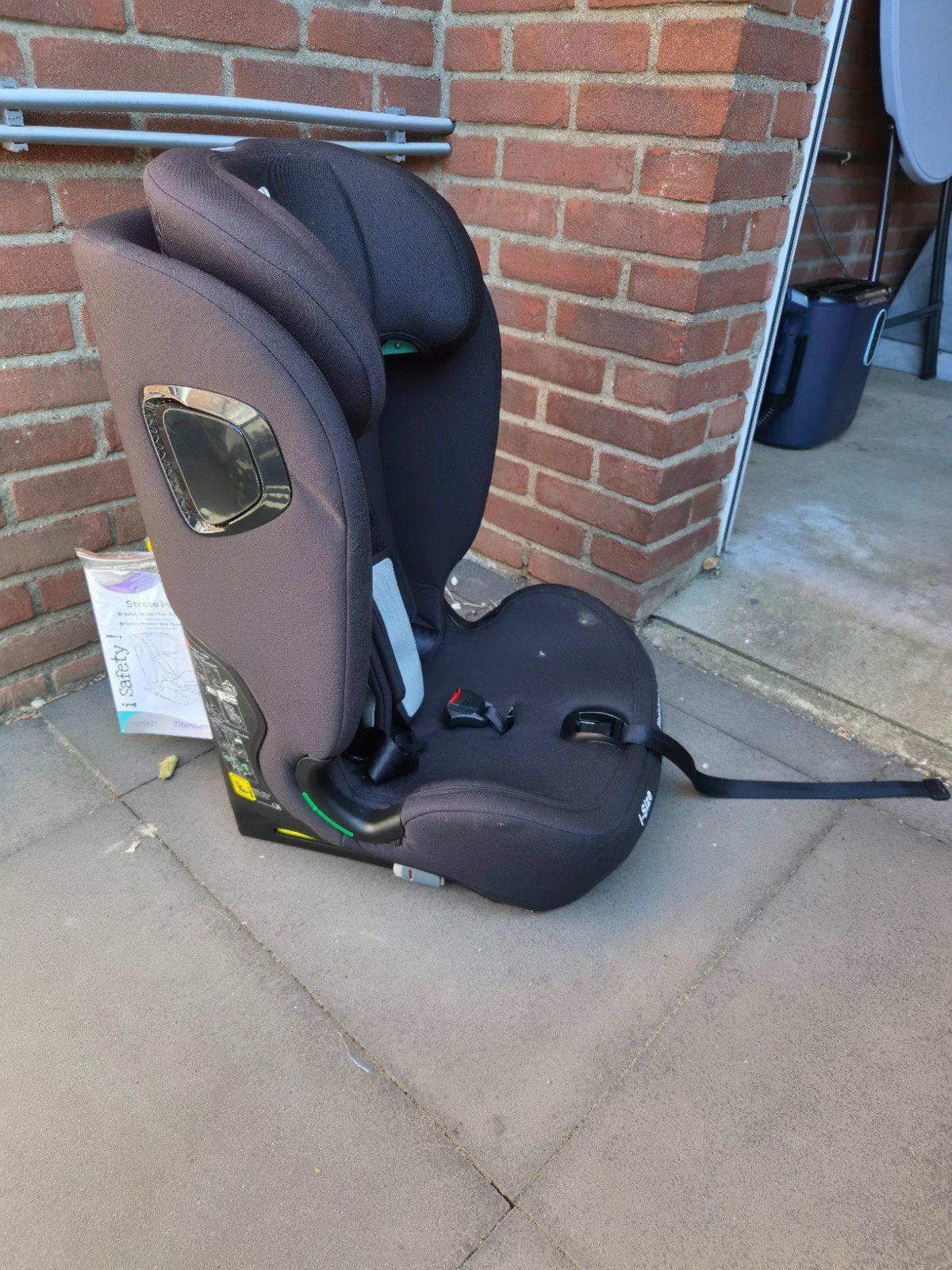 Strato i-Size autostoel Titanium Baby Isofix 75-150 cm, Kinderen en Baby's, Autostoeltjes, 9 t/m 18 kg, Verstelbare rugleuning
