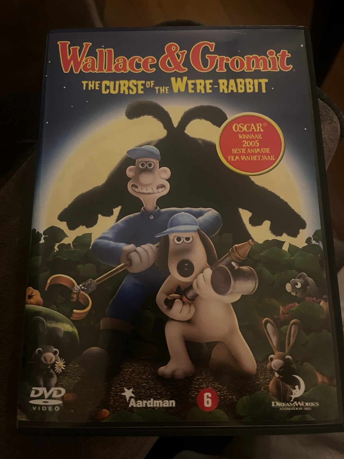 Wallace & Gromit: The Curse of the Were-Rabbit DVD, Europees, Animatie, Nederlands, Ophalen of Verzenden