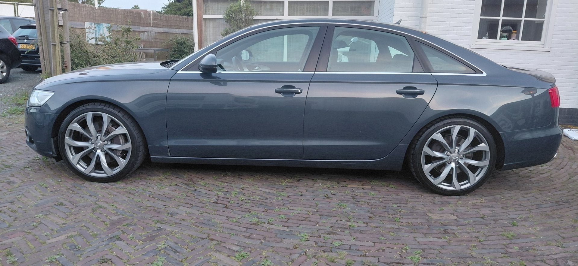 Audi A6 Limousine 3.0 TFSI quattro Pro Line Plus Excellent M, Auto's, Automaat, Gebruikt, Met garantie (alle), Blauw