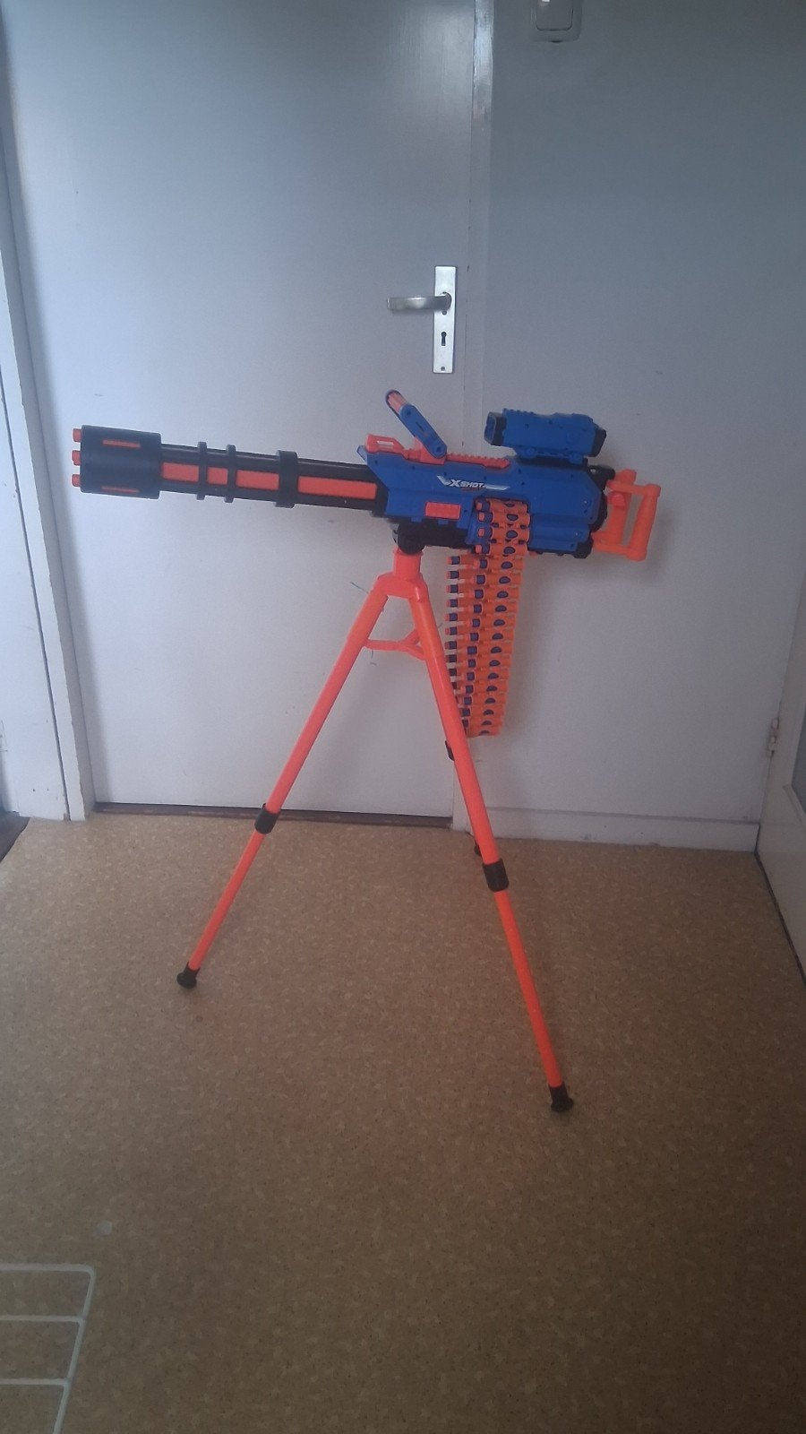 X-shot elektrische minigun met 40 pijltjes, Ophalen of Verzenden, Zo goed als nieuw, Overige typen