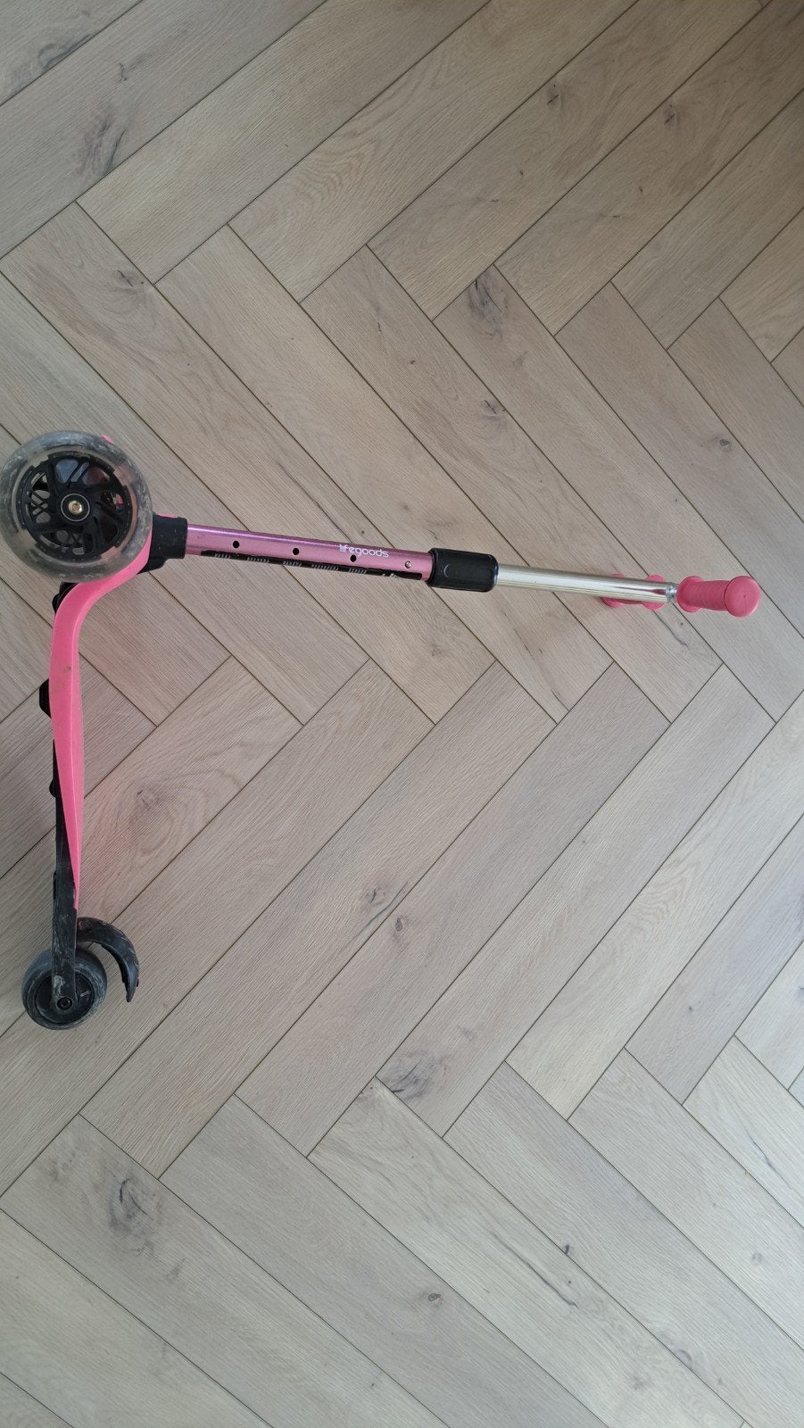 Happy Step step met verlichte wielen, Fietsen en Brommers, Ophalen, Gebruikt, Gewone step, Happy Step
