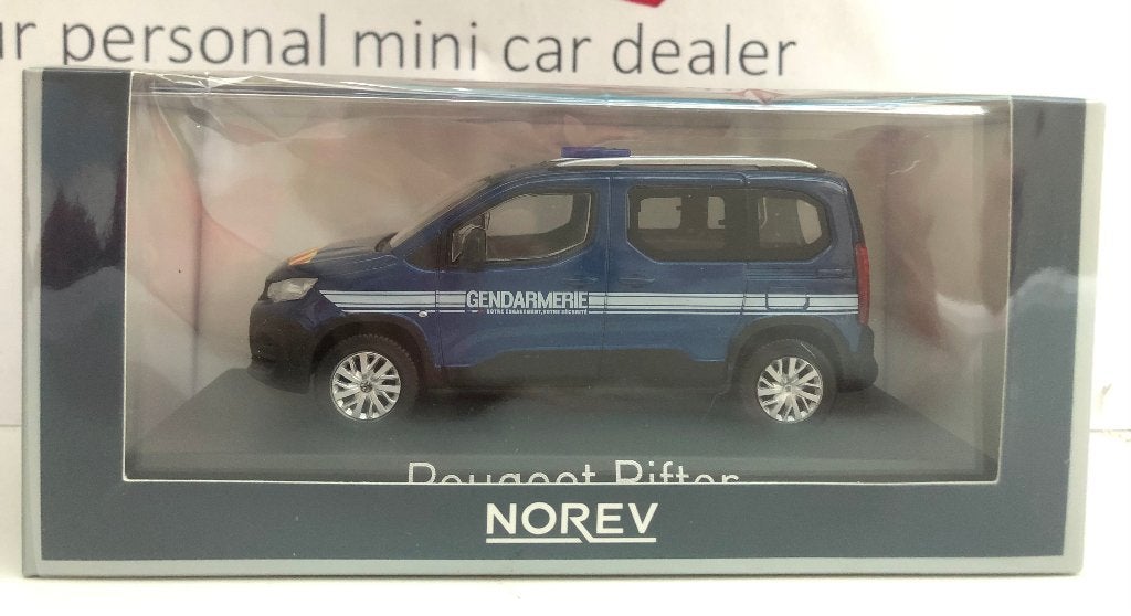 Norev 1:43 Peugeot Rifter 2019 Gendarmerie - Outremer nieuw, Ophalen of Verzenden, Nieuw, Auto, Norev