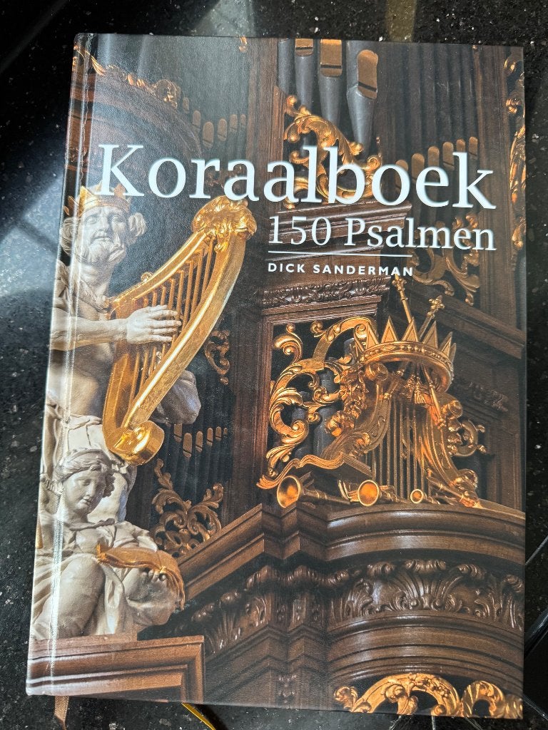 Koraalboek Dick Sanderman, zie foto’s, Orgel, Ophalen of Verzenden, Zo goed als nieuw, Artiest of Componist