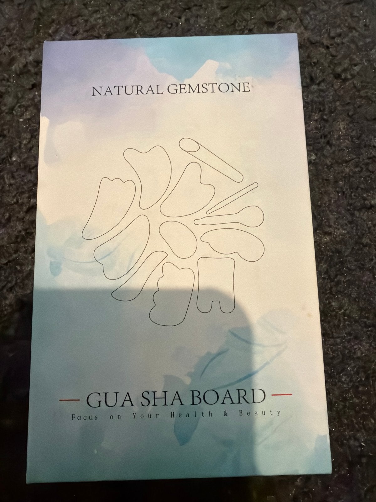Gua Sha Board- Natural Gemstone, Ophalen of Verzenden, Zo goed als nieuw, Gehele gezicht, Verzorging