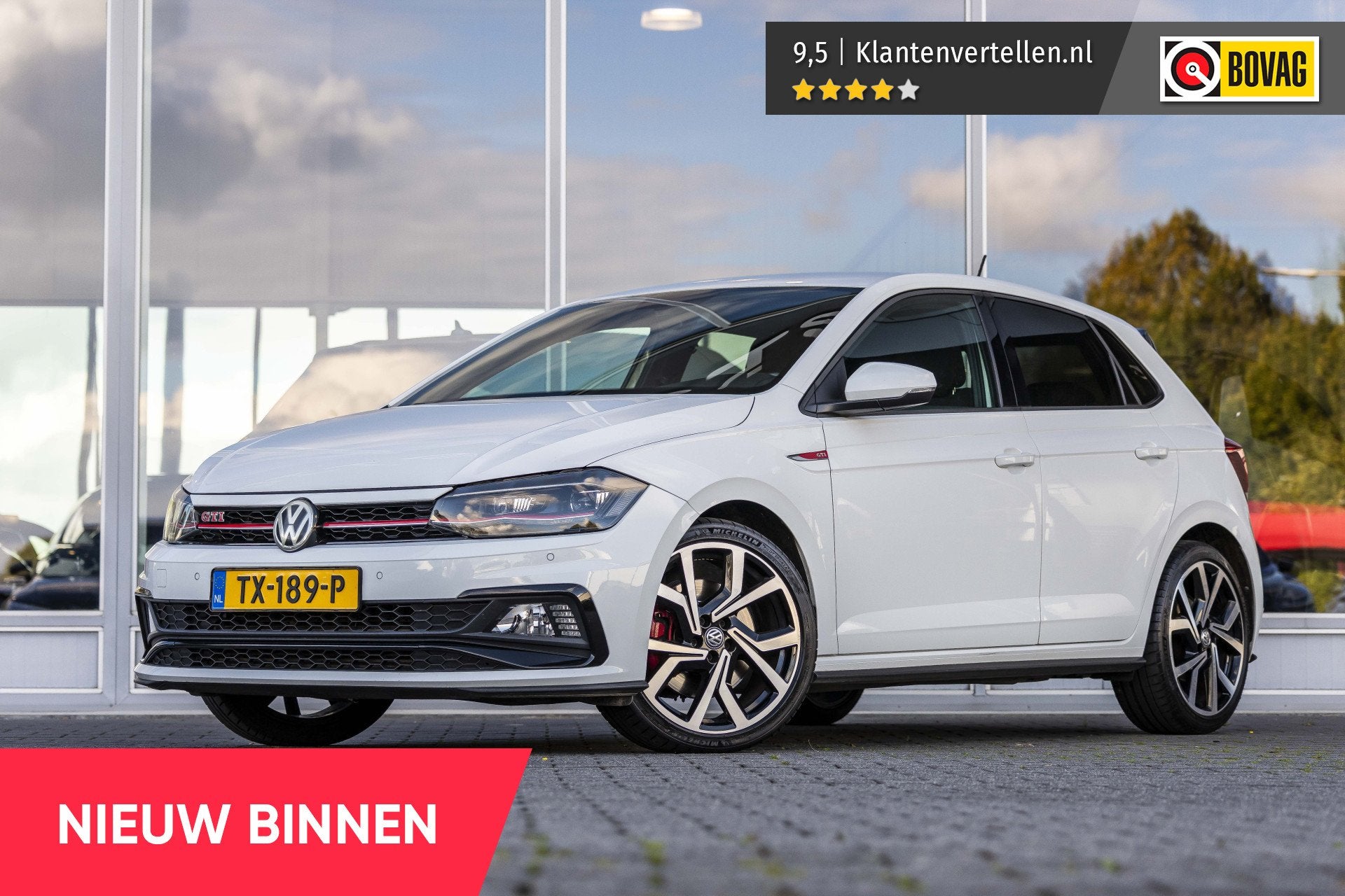Volkswagen Polo 2.0 TSI GTI | LED | ACC | Carplay (bj 2018), 12 maanden, Stof, Gebruikt, 4 cilinders