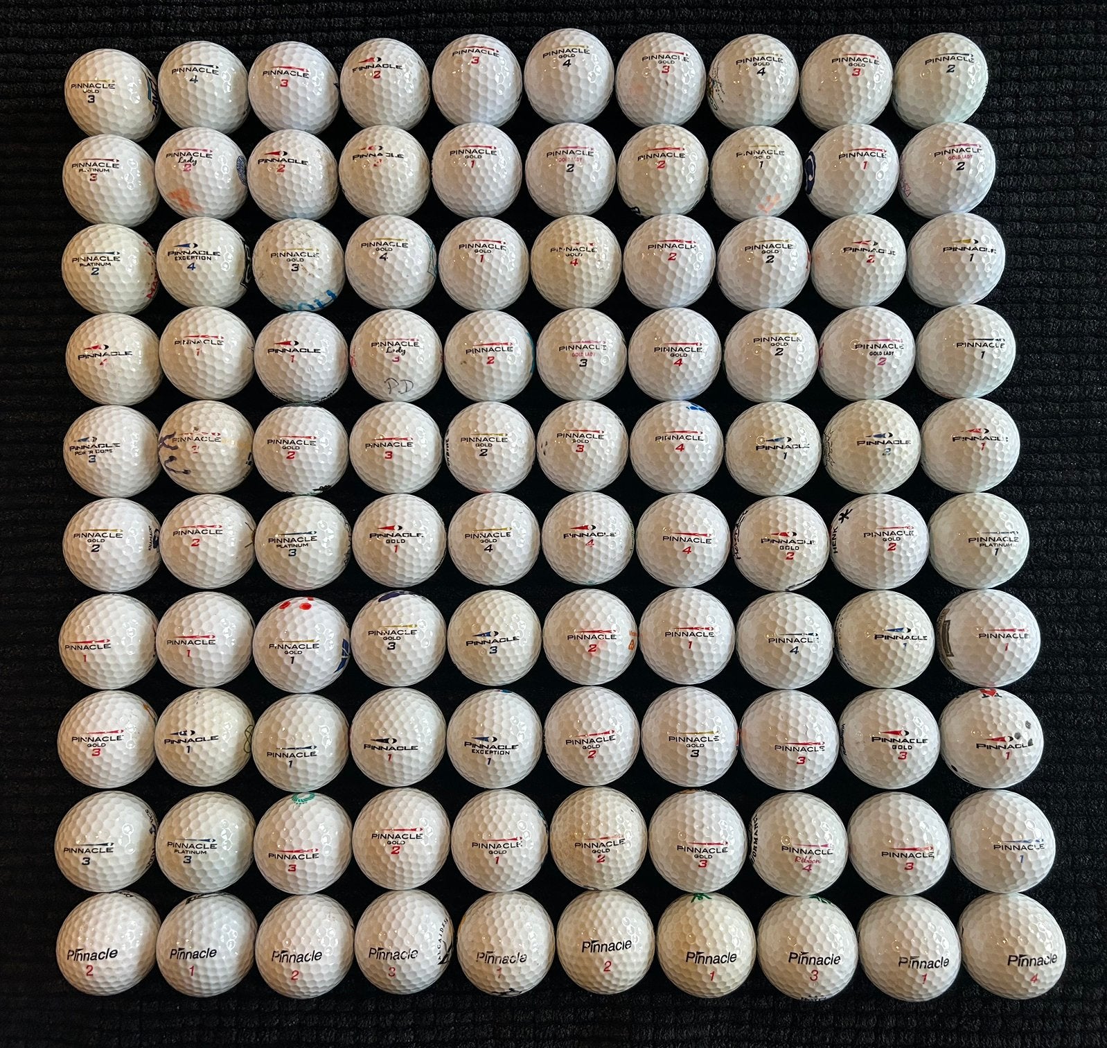 100x Pinnacle Golfbal, Verzenden, Gebruikt, Bal(len), Overige merken