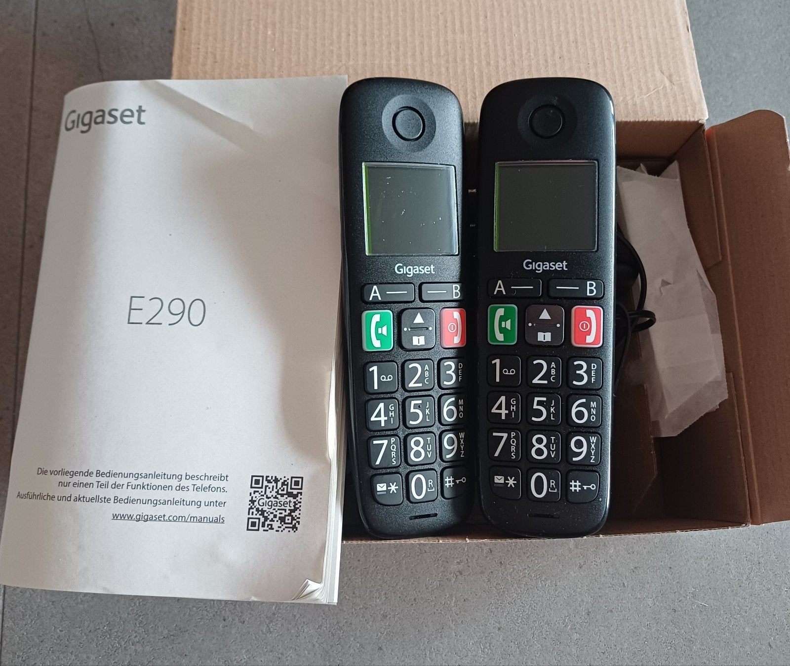 Gigaset E290 Telefoonset - Zo goed als nieuw, Ophalen of Verzenden