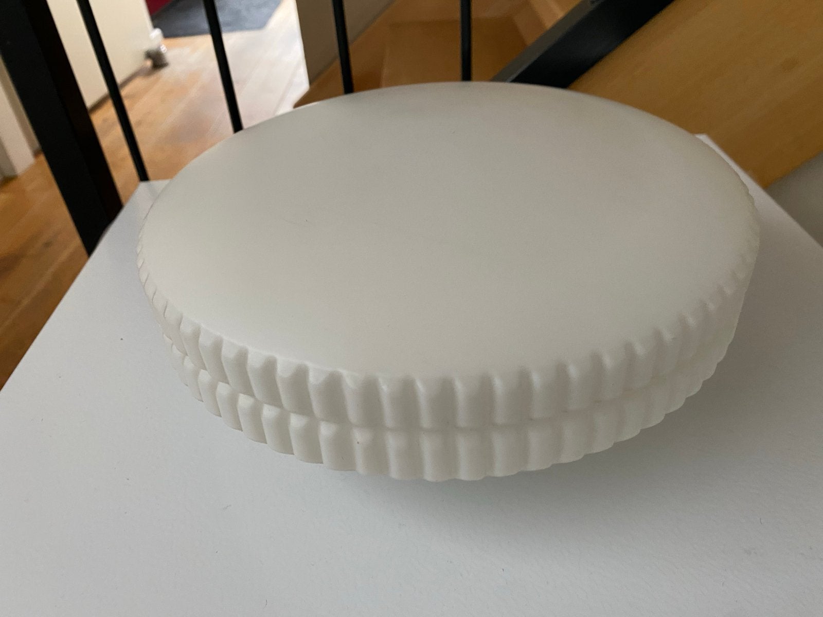 Vintage RZB melkglas plafond lamp, Huis en Inrichting, Lampen | Overige, Ophalen, Gebruikt