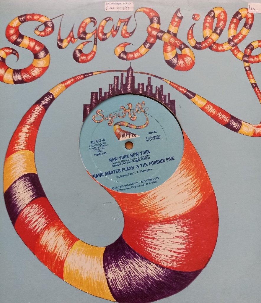 12'' Grandmaster Flash - New York, New York, Ophalen of Verzenden, Gebruikt, 12 inch